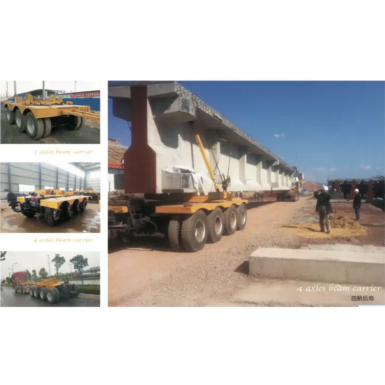 12,4 m 3 ardatz laua Flatbed Semi Trailer
