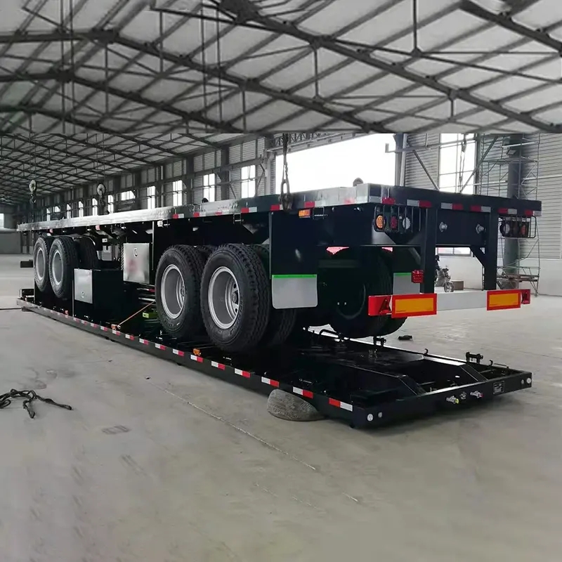 Zein da Flatbed Semi Trailer-aren egitura?