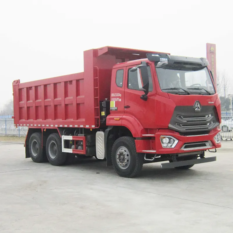 Sinotruk Howo 6 × 4 baskoien kamioia euro II 371hp 20cbm zabortegi-kutxa